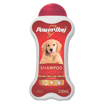 Shampoo para Cães PowerDog Filhotes 500 ml