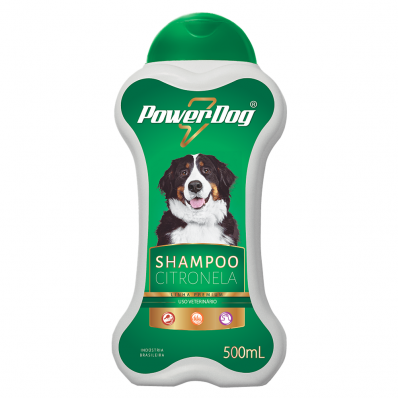 Shampoo para Cães PowerDog Citronela 500 ml