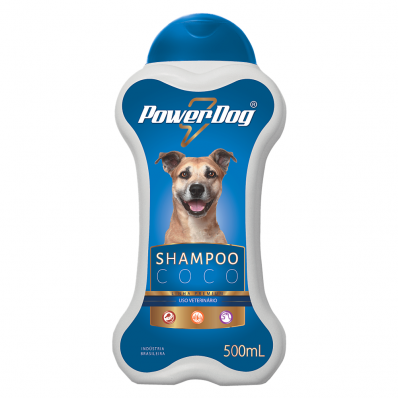 Shampoo para Cães PowerDog Coco 500 ml