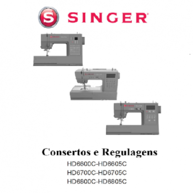 Curso De Conserto e Regulagem da Maquina Costura Eletrônicas Singer HD6605 HD6705 HD6805