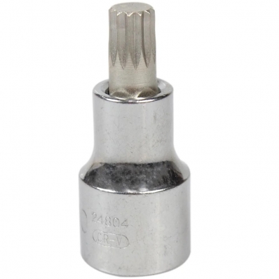 SOQUETE BIT MULTIDENTADO M10 COM ENCAIXE DE 1/2 POL. ST24804SC SATA