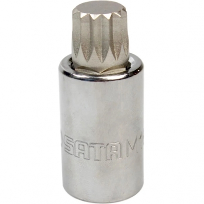 SOQUETE BIT MULTIDENTADO M16 COM ENCAIXE DE 1/2 POL. ST24807SC SATA