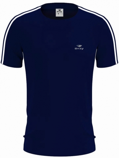 CAMISETA DRAY COM LISTRA 1204 - MASCULINA