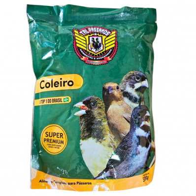 MISTURA COLEIRO TOP 1 VERDE SUPER PREMIUM TAL PÁSSAROS - 500 g
