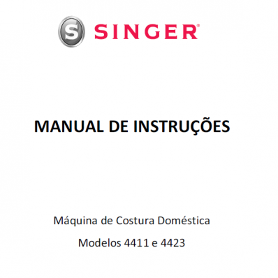 Manual de Instruções Singer Facilita Pró 4411 4423