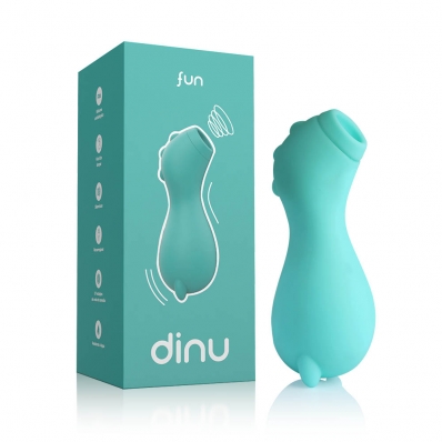 VIBRADOR SUGADOR ESTIMULADOR DE CLITÓRIS RECARREGÁVEL FUN PATU 7 VELOCIDADES COD. IA370