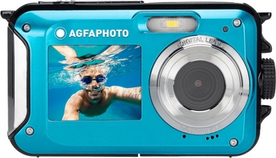 Camera Digital A Prova DAgua Agfaphoto DC6000B Realishot WP8000 24MP 16X Azul