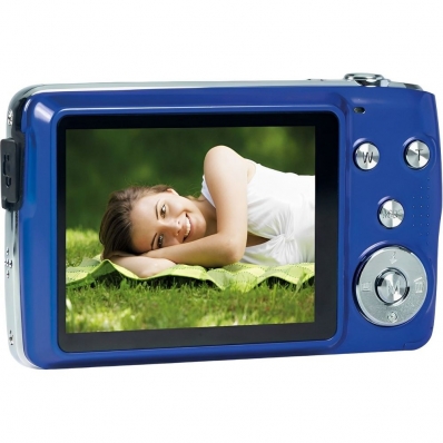 Camera Digital Agfaphoto DC8200 Zoom 8X + Memoria SD 16 GB - Azul