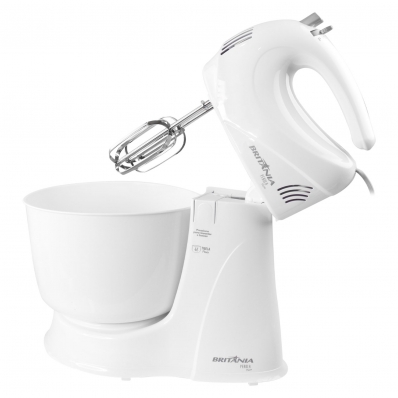 Batedeira Britania Perola Maxx - 400W - 4L - 110V - Branco