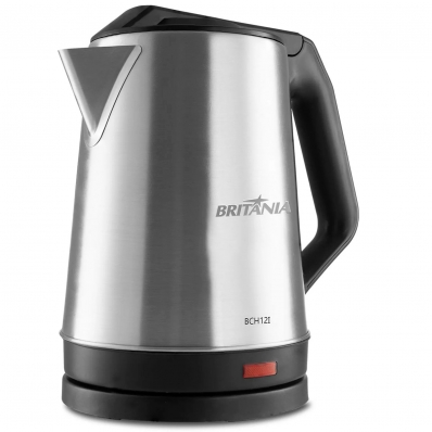Jarra Eletrica Britania BCH12I - 1.9L - 1150W - 110V - Preto e Prata