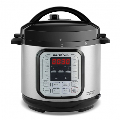 Panela de Pressao Eletrica Britania Gold BPP02G - 900W - 5L - 220V - Preto