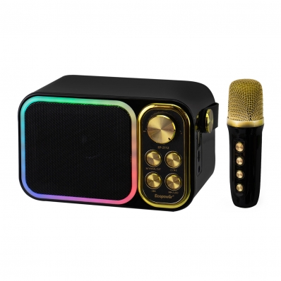 Speaker Ecopower EP-2112 - SD/USB/Aux - Bluetooth - 7W - com Microfone - Preto