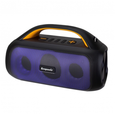 Speaker Ecopower EP-S105 - USB/SD/Aux - Bluetooth - 60W - A Prova DAgua - Preto