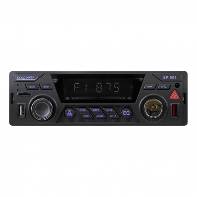Toca Radio MP3 Ecopower EP-501 - USB/Aux/SD - Bluetooth - FM