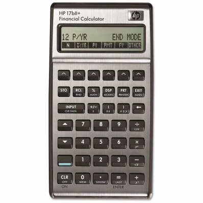 Calculadora HP 17BII+ - 10 Digitos - Financiera - Multilingue - Cinza