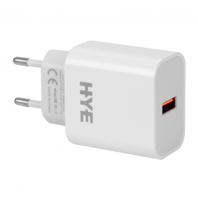 Carregador Hye HYEC165U - 22.5W - USB - Bivolt - Branco