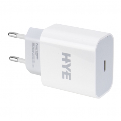 Carregador Hye HYEC180C - 20W - Tipo C - Bivolt - Branco