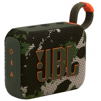 Speaker JBL Go 4 - Bluetooth - 4.2W - A Prova DAgua - Camuflado