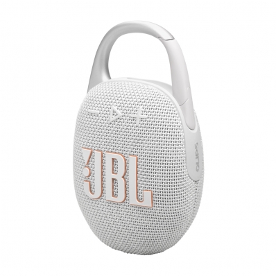 Speaker JBL Clip 5 - Bluetooth - 7W - A Prova DAgua - Branco