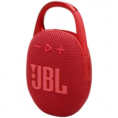 Speaker JBL Clip 5 7 Watts RMS com Bluetooth - Vermelho