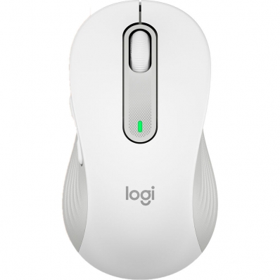 Mouse Logitech Signature M650L - Sem Fio - 4000 Dpi - 5 Botoes - Branco