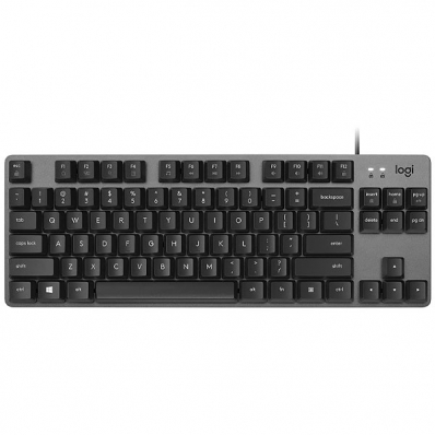 Teclado Logitech TKL Mechanical K835 Ingles - Preto/Cinza