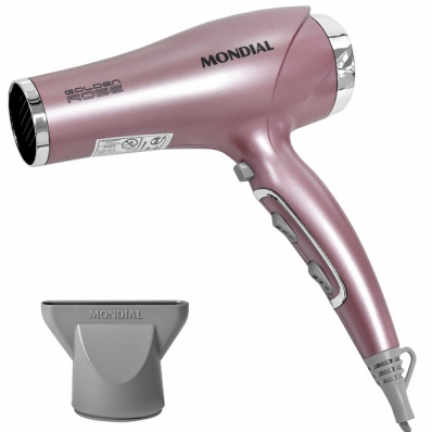 Secador de Cabelo Mondial Golden Rose SC-32 2.000 Watts 127V ~ 60HZ - Rose Gold