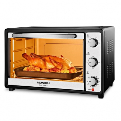 Forno Eletrico Mondial Grand Family II FR-52 - 2000W - 52L - 220V - Preto