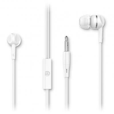 Fone de Ouvido Motorola Earbuds 105 - 3.5MM - Branco