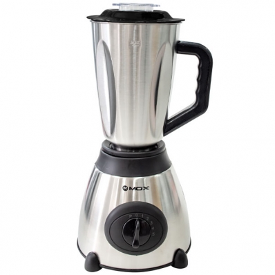 Liquidificador Mox MO-LC57 600 Watts 5 Velocidades + Pulsar 220 - 240V ~ 50/60HZ - Preto/Prata