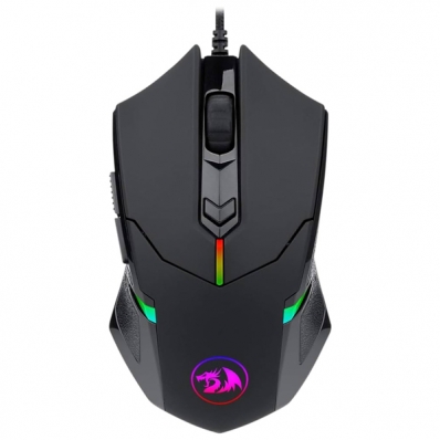 Mouse Gaming Redragon Centrophorus 2 M601-RGB USB Ate 7.200 Dpi com Backlight RGB - Preto