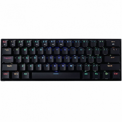 Teclado Gaming Mecanico Sem Fio Redragon Draconic Pro K530RGB-Pro Ingles com RGB Chroma - Preto