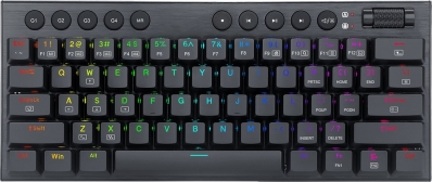 Teclado Gaming Redragon Horus Mini K632-RGB Preto (Ingles Sem Fio) Switch Vermelho