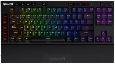 Teclado Redragon K596RGB-Pro Vishnu Pro Preto (Ingles)