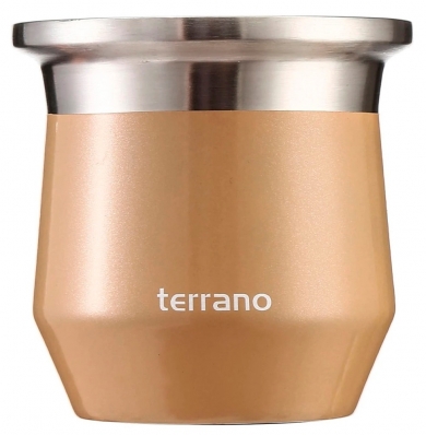 Cuia Termica Terrano 170ML - Gold