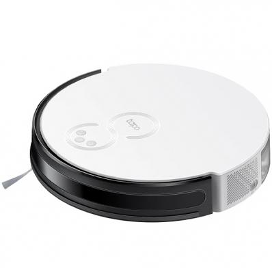 Robo Aspirador TP-Link Tapo RV10 300 ML com 25 Watts Bivolt - Branco/Preto