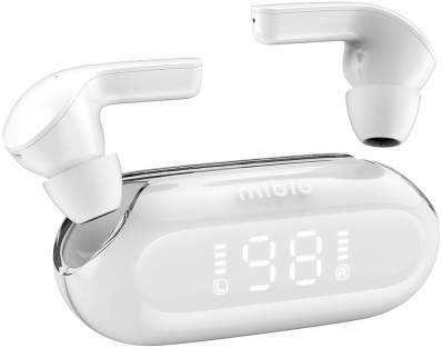 Fone de Ouvido Mibro Earbuds 3 XPEJ006 Bluetooth - Branco (com Reducao de Ruido)