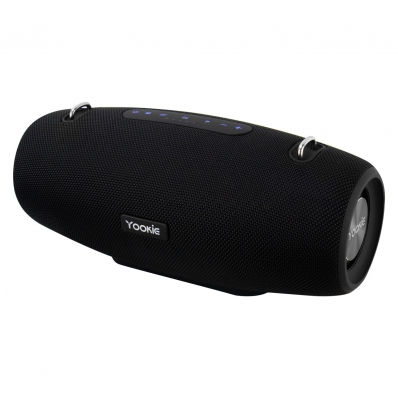 Speaker Yookie SK67 - USB/SD/Aux - Bluetooth - 60W - A Prova DAgua - Preto