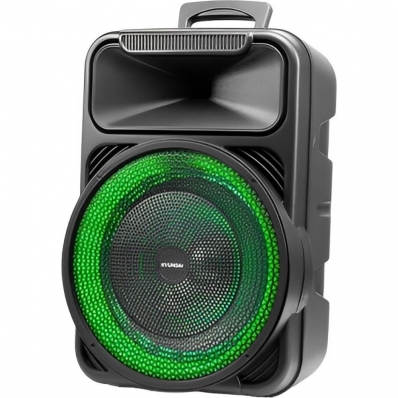 Caixa de som Hyundai HYBTL12 12" Trolley Bluetooth - Preto