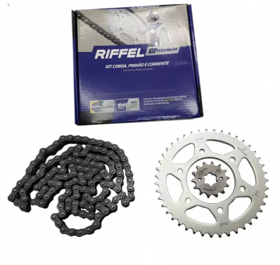 Kit Relação Ybr 125i Factor 150 Fazer 150 Transmissão Riffel