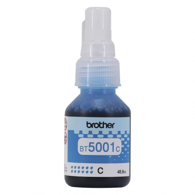 Garrafa de tinta original ciano BT5001C 48.80ml 1un - Brother