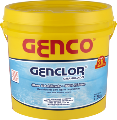 Balde Genclor Granulado Estabilizado 7,5kg Genco 