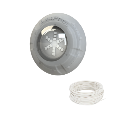 Refletor Led RGB 9W Para Piscina Luxpool Com Cabo 10M