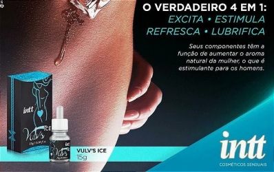 EXCITANTE FEMININO VULV´S 4x1 ICE AFRODISIACO 15G