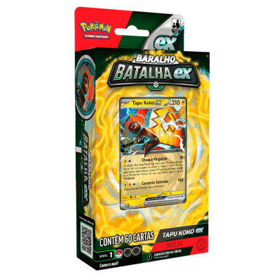 POKEMON DECK DE BATALHA EX TAPU KOKO