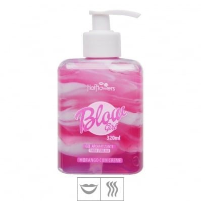 GEL AROMATIZANTE PARA VIRILHA BLOW 320ML MORANGO/CREME UNISSEX