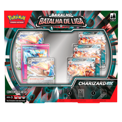 POKEMON DECK DE BATALHA DE LIGA CHARIZARD EX