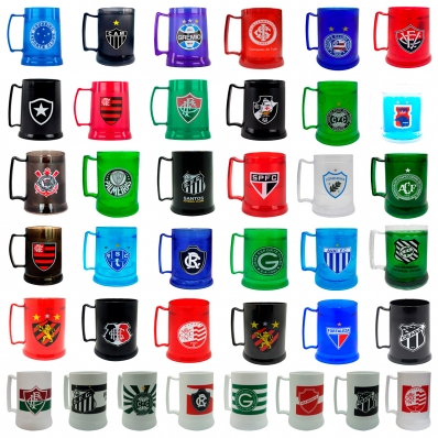 CANECA GEL 300ML TIMES DE FUTEBOL CEBOLA BRINDES