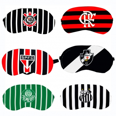 MÁSCARA DE DORMIR TIMES DE FUTEBOL MILENO