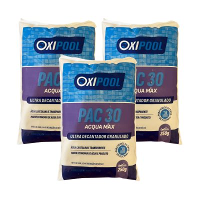 Kit 3 Clarificante Keepclor AcquaMaxUltra Oxipool 250g